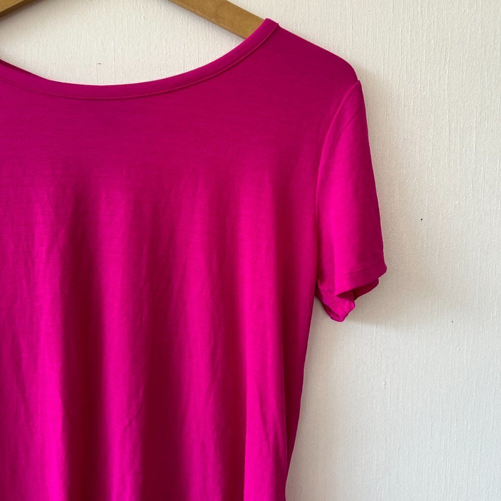 Athleta Athletic Top Womens Small Pink Barbiecore Activewear Athletic Athleisure - Picture 3 of 7